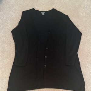 Ann Taylor Classic Black Cardigan